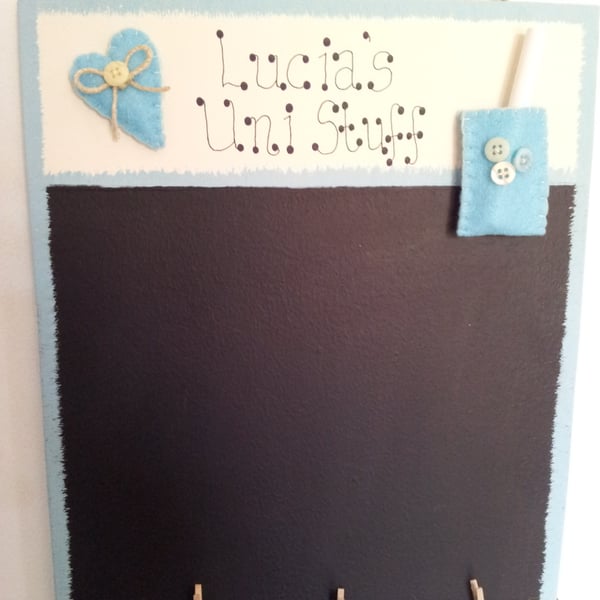 Personalised Memo Chalk Board