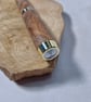 Hand Turned Wooden Ballpoint Pen - Elm Burr - Image 5