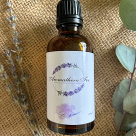Aromatherapy Massage Oil 50ml, 5 different blends or custom blend available