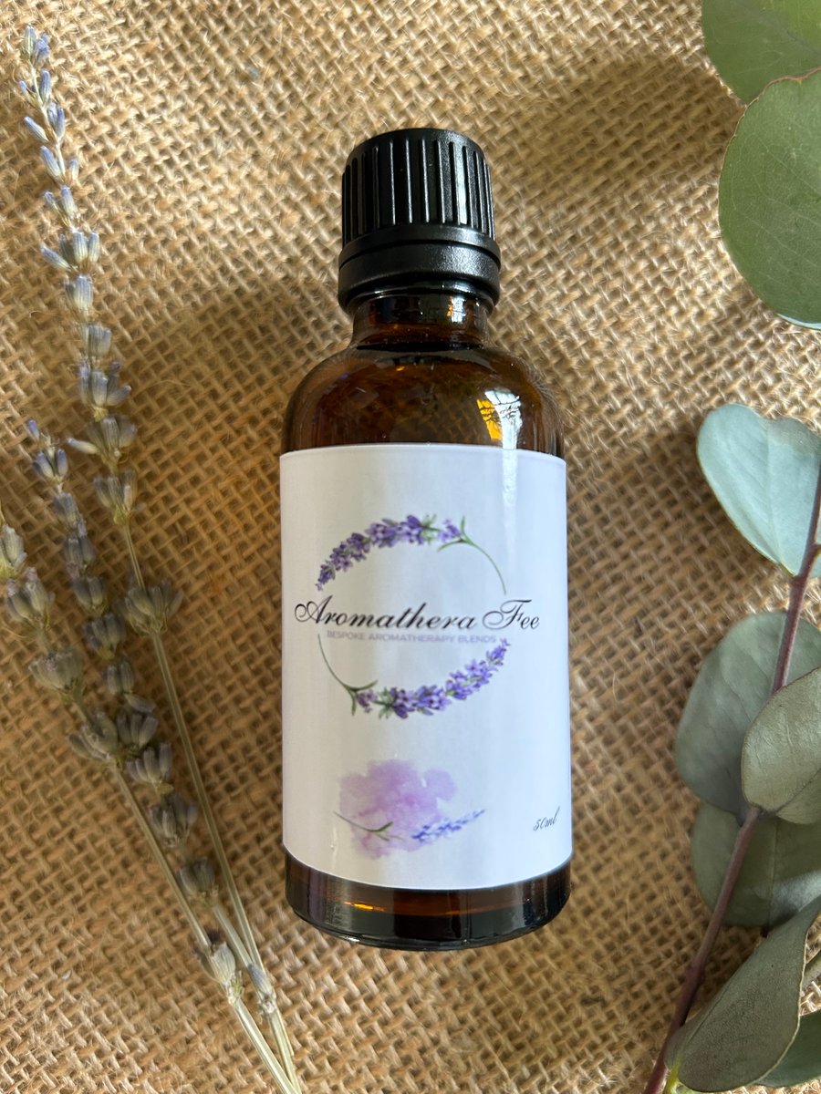 Aromatherapy Massage Oil 50ml, 5 different blends or custom blend available