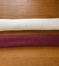 Handmade Deep Red Wool Door Draft Stopper Washable Cover, Sand & Hollow Fibre - Image 3