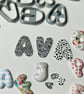 Bubble alphabet cutters 6cm 