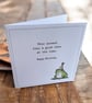Funny Frog Birthday Card. Handmade Humorous Birthday Card. Quirky Card. - Image 2