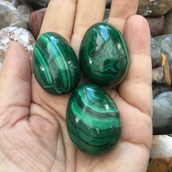 Malachite Egg! Perfect Collectable for Lovers of Green Gemstones or Easter Gift.