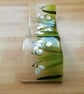 Fused Glass Snowdrop Ornament: Freestanding Spring Flower Art - Image 3