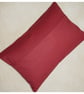 Tempur Travel Pillow Cover Burgundy 16"x10" 16x10 - No Zip Maroon Wine Red - Image 3