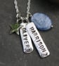 Personalised silver charm necklace -  - Image 4