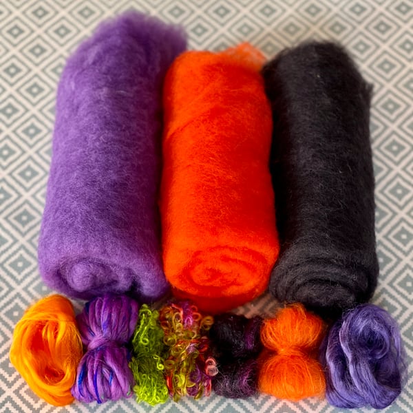 Felt Bowl on a Ball Online Course - Halloween Materials Kit
