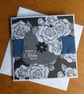 Birthday Card - Monchrome Roses - Have A Fabulous Day - Image 5