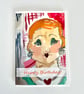 Fashion Birthday Card - Fashion Illustration - Fashion Lover - Vintage Style - Image 1
