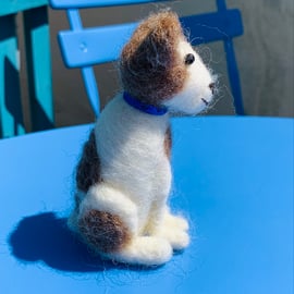 Harry needlefelted Jack Russell