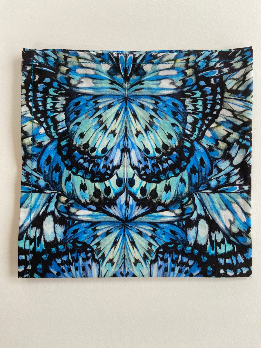 Ladies Liberty Fabric Handkerchief Kaleidoscope Pattern Beautiful Gift