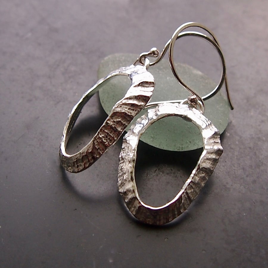 Sterling Silver Shell Earrings