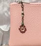 Small bohemian pansy flower zip charms - Image 5