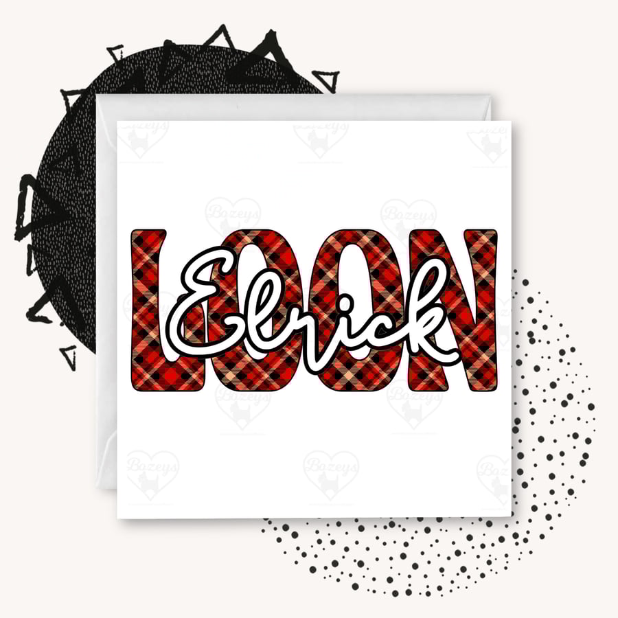 Elrick Loon -  Elrick Doric Greetings Card