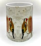 Goldfinch with Teazles Ceramic Mug - matching Coaster option - Image 5