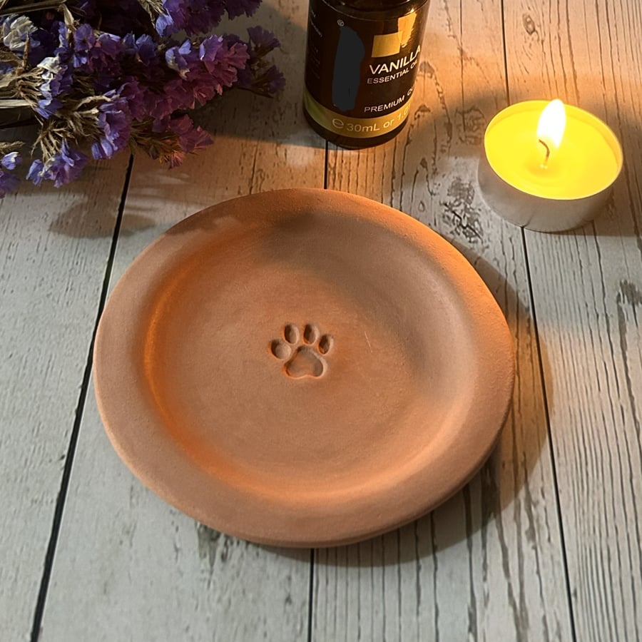 Paw Essential Oil Diffuser Clay Pebbles with Dish Aroma Stones