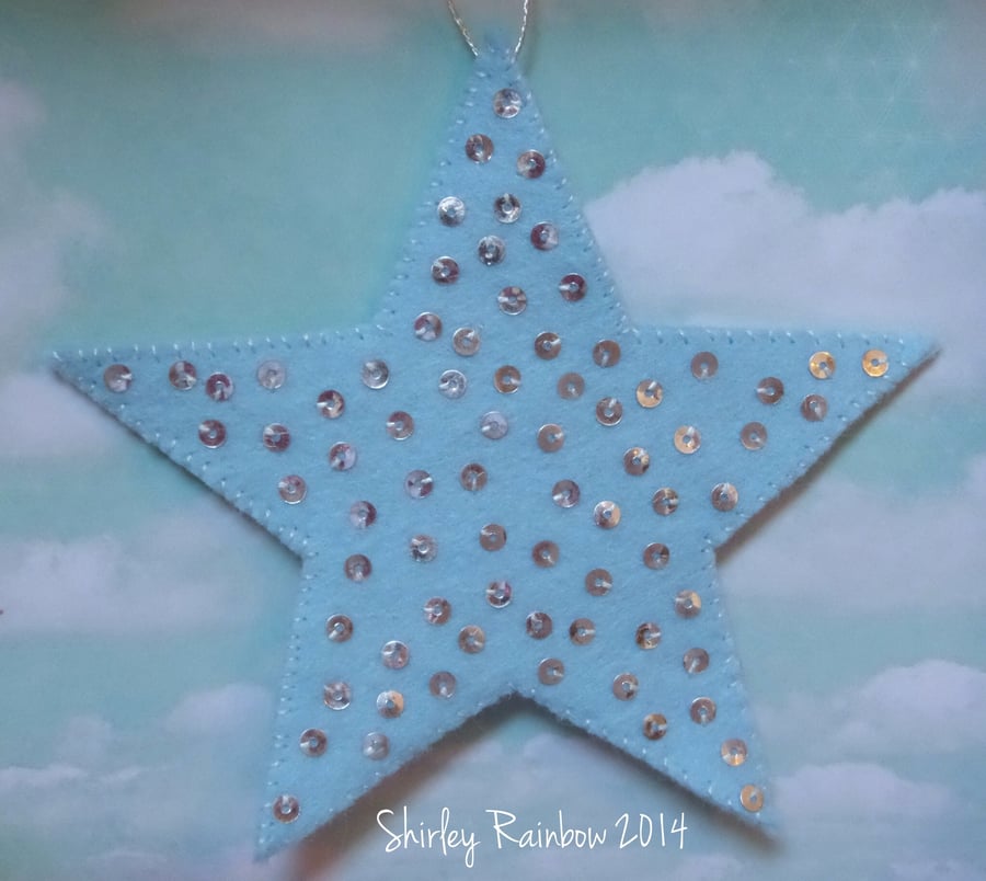 Shimmering Sequins Stars