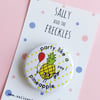 badge - party like a pineapple - 38mm pin badge 