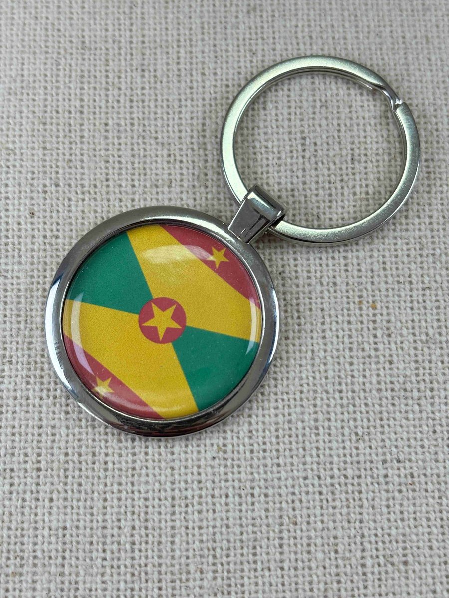 Granada Flag Keyring