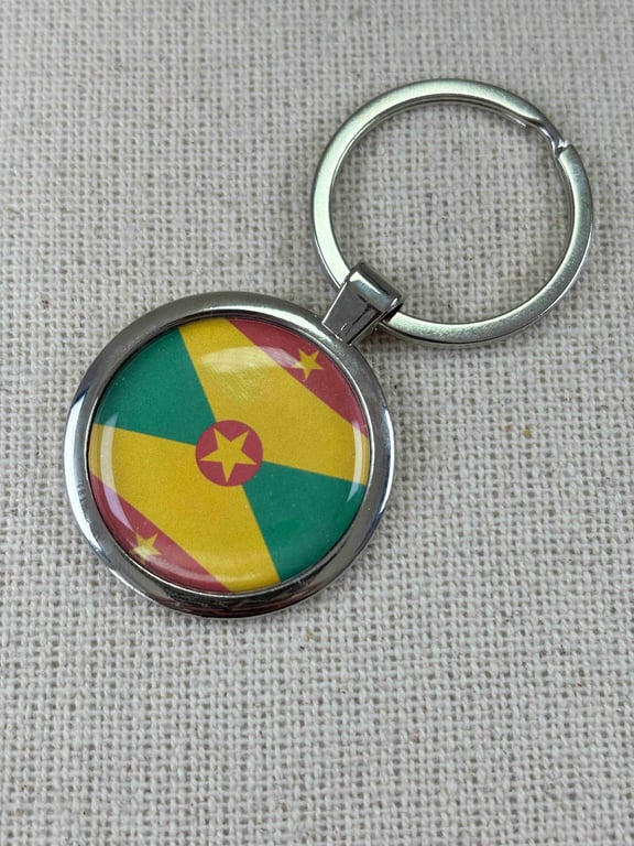 Granada Flag Keyring