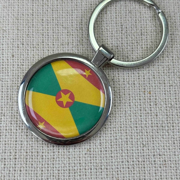Granada Flag Keyring