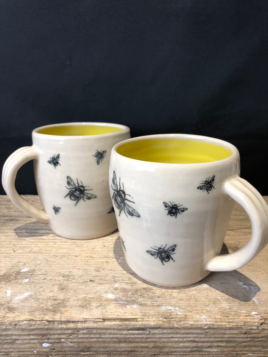 Ceramic Bees Mug