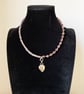 Handcrafted Natural Agate Pendant Beads Necklace