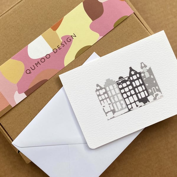 Cards DUTCH HOUSE WITH A HEART housewarming (5 pack)