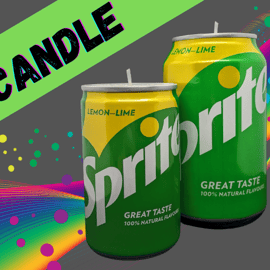 Sprite Soda Candle