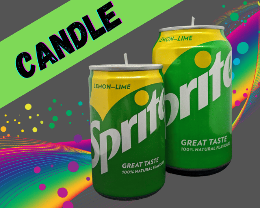 Sprite Soda Candle