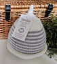 Designer Rolled Edge Baby Merino Wool Hat 0-3 months size