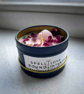 Love Intention Candle, Rose Jasmine Patchouli Vanilla Scent, Vegan Eco-Friendly 