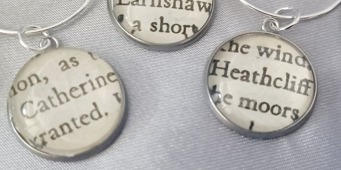 Wine Glass Charms for Book Lovers