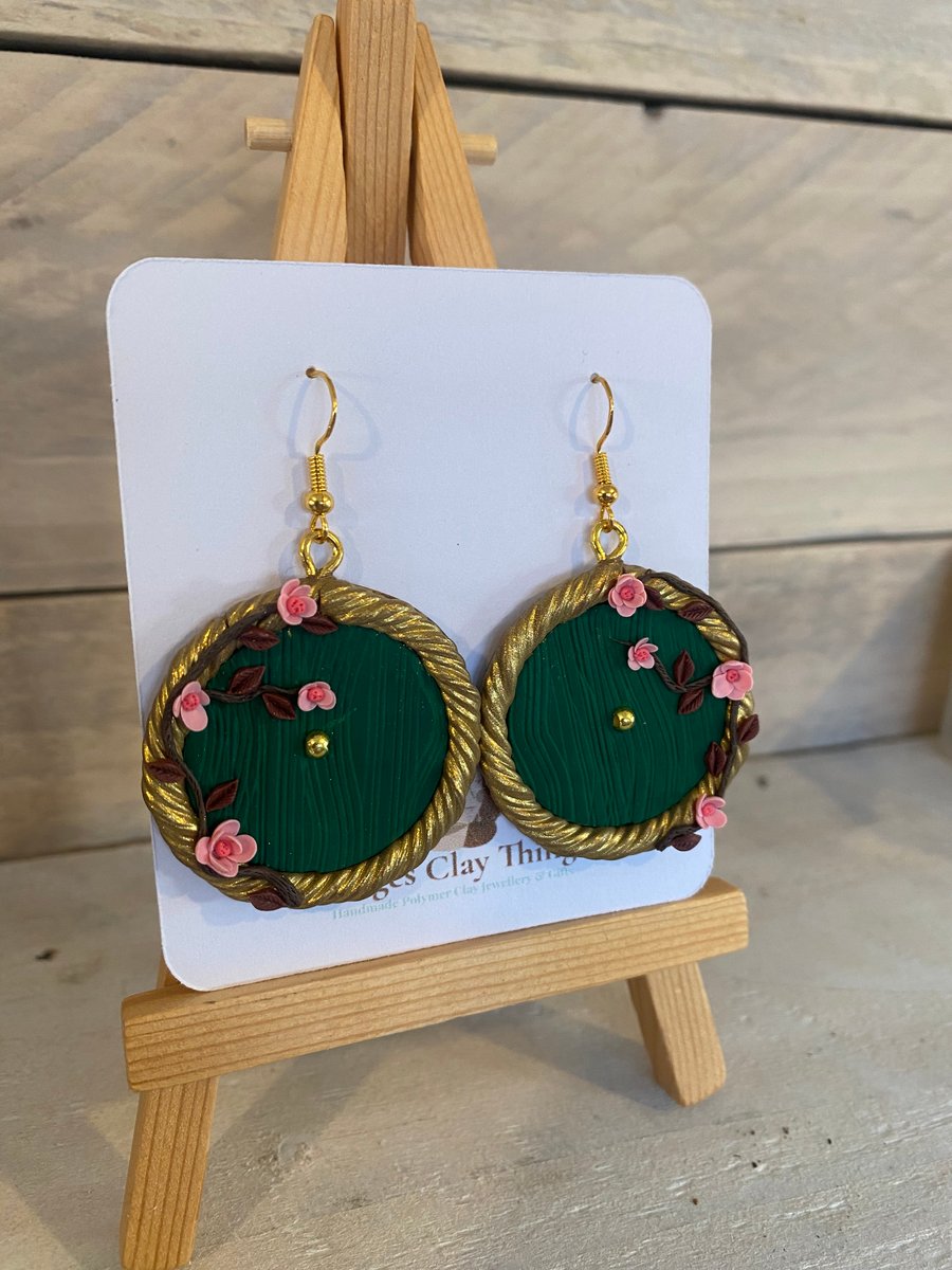 Hobbit Door Earrings 