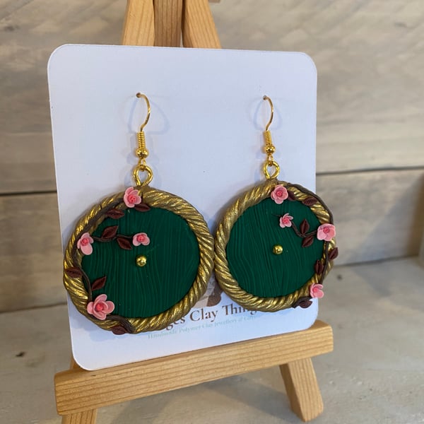 Hobbit Door Earrings 