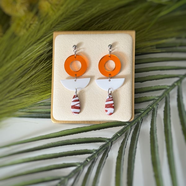 Okapi Echo Earrings - Tear Drop
