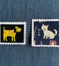 Fabric Postage Stamps - Doggies - Image 4