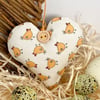 EASTER CHICK HEART - yellow and white