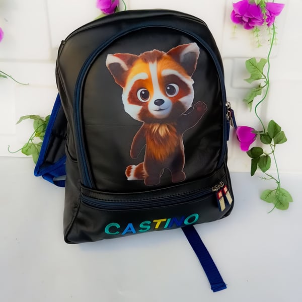 Tino Leather Kids Backpack – Premium & Playful