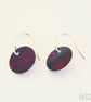052 - Handmade Aluminium and Silver Reversible Earrings