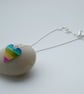 Rainbow heart pendant  - Image 4