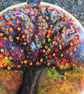 Needle felted tree hand embroidered  - Image 2