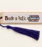 Handmade Cross Stitch Wooden Bookmark with Tassel – Choice of Reading Quotes - Image 4