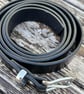 Handcrafted Lyveden Leather Belt with Chrome Buckle  - Image 2