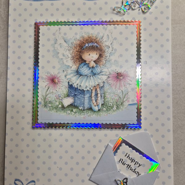 Fairy birthday card 