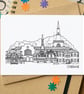Childwall Liverpool Skyline Greetings Card - Image 1