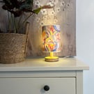 Brushstroke Burst Lamp – Abstract Colour Flow on White