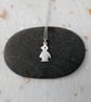 Recycled Sterling Silver Penguin Pendant Necklace – Handmade Animal Jewellery - Image 2