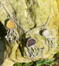 A Beach Trio of Jelly Fish Seaglass Pendant - 1376 - Image 2